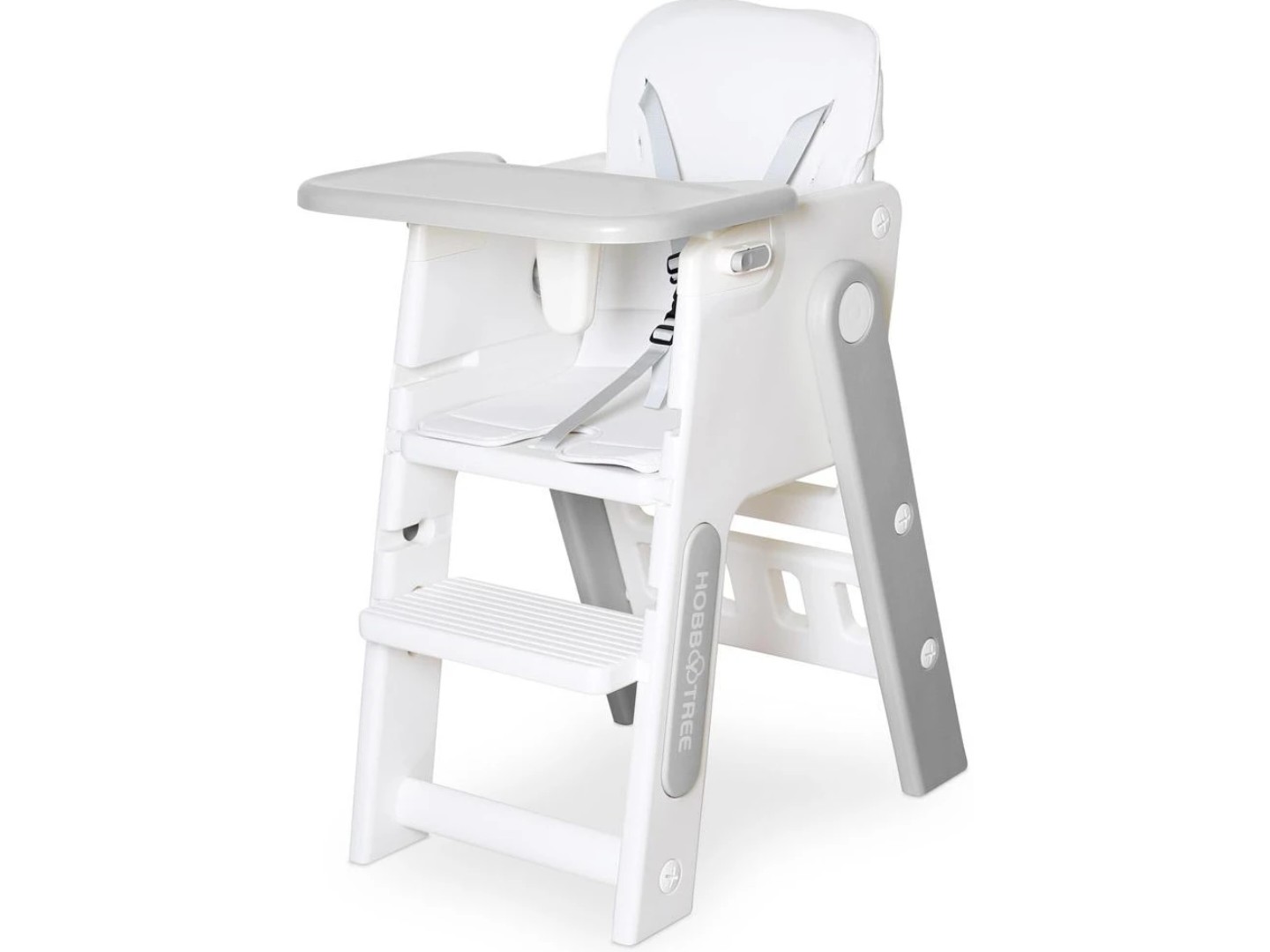 Стільчик для годування класичний Mealux Feedo White/Grey (KD-F033 White/Grey)